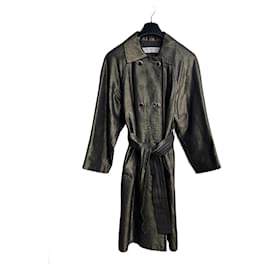 Manteau en tissu doré Yves Saint Laurent Doré