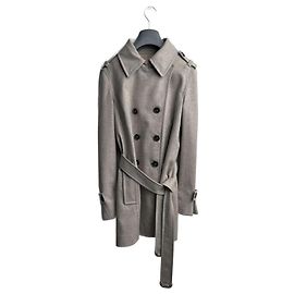 Céline Run away coat grey wool Grey