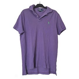 Polo Ralph Lauren Polo manche courte Ralph lauren logo brodée vert taille M 38 Violet