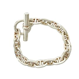 Hermès-Hermes Chaine d'Ancre MM15 Silver 925 Bracelet-Silvery