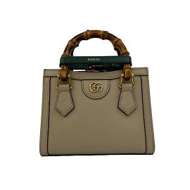 Gucci Diana Mini Tote Lederhandtasche Beige