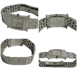 Hermès-Hermes H Watch Quartz Stainless Steel Wristwatch-Other