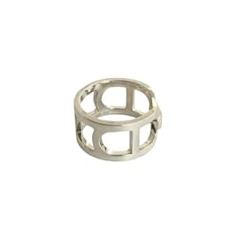 Hermès-Hermes Eva Chaine d'Ancre MM Silver 925 Ring-Silvery
