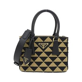 Prada 1BA906 Handbag Black Other