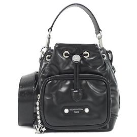 Louis Vuitton LV NIGHT Noe Cargo Shoulder Bag Black