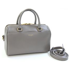 Bolsa de mão Baby Duffle Saint Laurent Marrom