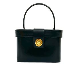 Céline Sac de vanité en cuir Star Ball de CELINE Noir