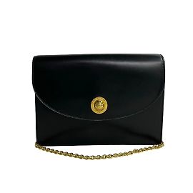 Céline Mini borsa a spalla in pelle nera Celine Nero