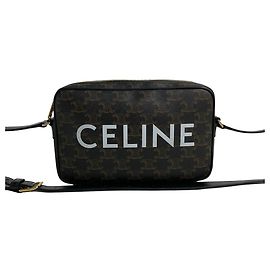 Céline Bolsa Mensageiro Celine Triomphe Marrom