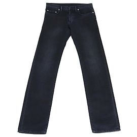 Christian Dior Pantalones rectos de denim negro lavado Dior Homme Otro