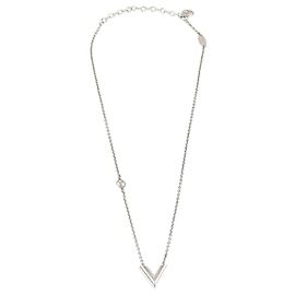 Collier Louis Vuitton Essential V en laiton plaqué palladium Autre