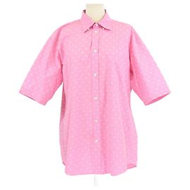 Camisa oversized Balenciaga con estampado BB rosa Rosa