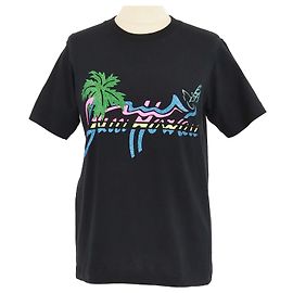 Camiseta preta com estampa Hawaii Gucci Preto