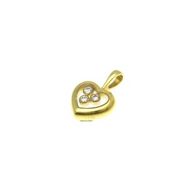 Collar Péndulo Chopard Happy Diamonds 4611 Dorado