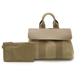 Hermès Bolso tote Hermes Valparaiso PM Gris pardo