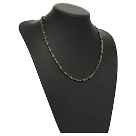 Collana Chrome Hearts Tiny ECH Plus Ag925 Argento Auth 132982M Argento