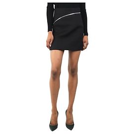 Alexander Wang Mini jupe zippée noire - taille UK 6 Noir