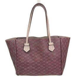 Moreau VINCENNES S Size Leather Tote Bag Dark red Purple