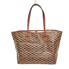 Moreau SAINT TROPEZ Large Tote Bag Brown Yellow
