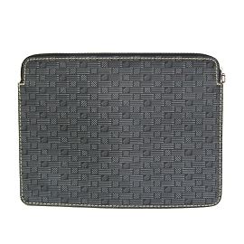 Pochette en cuir Moreau Marron Noir