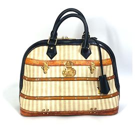 Bolsa de mão Alma PM transformada Louis Vuitton M52348 Preto Bege