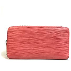 Louis Vuitton Epi Zippy Wallet Pink Coral
