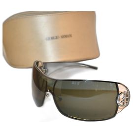 Giorgio Armani gafas de sol Negro Plata
