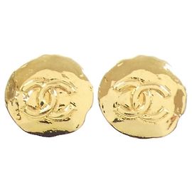 Orecchini a clip dorati Chanel D'oro