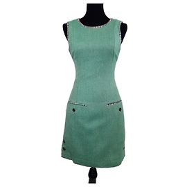 Gianni Versace Vestito Versus Versace in stile mod Verde Verde chiaro