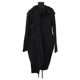 Lanvin Black wool coat Black
