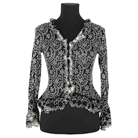 Balenciaga-Black silk knitwear-Black