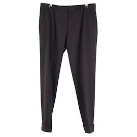 Prada Pantalones rectos negros Negro