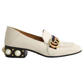 Gucci Mocassini in pelle bianchi Bianco