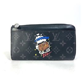 Carteira Longa Monogram Eclipse Louis Vuitton Preto Azul