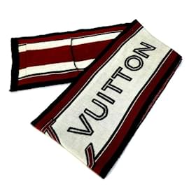 Louis Vuitton-Xale de lã vermelha Louis Vuitton-Vermelho