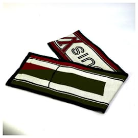 Louis Vuitton-Xale de lã vermelha Louis Vuitton-Vermelho