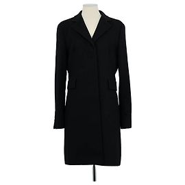 Max Mara Abrigo de lana negro Negro