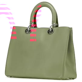 Dior-Dior Pink Medium Leather Diorissimo Satchel-Pink