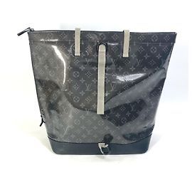 Louis Vuitton Monogram Eclipse Zip Rucksack Schwarz Monogramm
