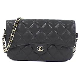 Chanel-Chanel Timeless Classic Line AP2096 Phone Case-Black