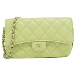 Chanel-Chanel Timeless Classic Line AP2096 Phone Case-Light green
