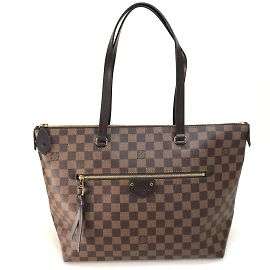 Bolsa tote Iena MM Damier da Louis Vuitton Marrom Damier ebene