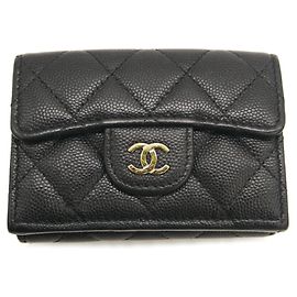 Portefeuille classique Chanel petit format Noir