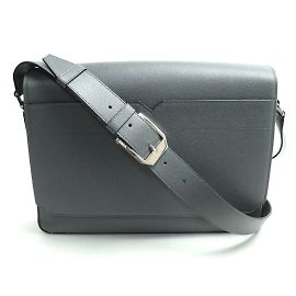Valextra Herren Schultertasche in Anthrazitgrau Anthrazitgrau