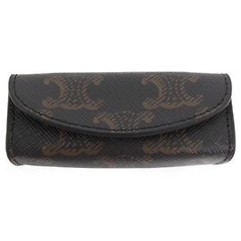 Céline Celine 4M4582DPH Lipstick Case Brown Black