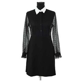 The Kooples Schwarzes Kleid Schwarz
