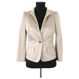 Céline Beiger Baumwollblazer Beige