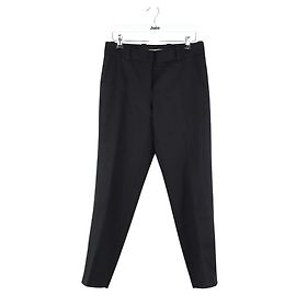 Céline Schwarze Woll-Hosen Schwarz