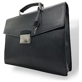 Prada-Prada Dulles Briefcase-Black