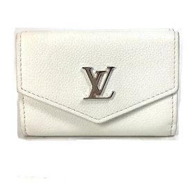 Cartera Compacta Mini Lock Louis Vuitton Blanco